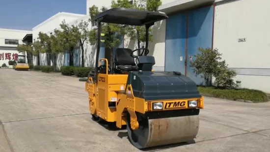 Ltmg Road Machinery Mini Double Single Drum Vibration Asphalt 1 Ton 2 Ton 3 Ton Road Roller zu verkaufen