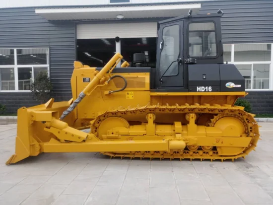 Hochleistungsfähiger hydraulischer Raupen-Bulldozer HD16s mit 178 PS und vorderem Planierschild und hinterem Aufreißer zu einem wettbewerbsfähigen Preis